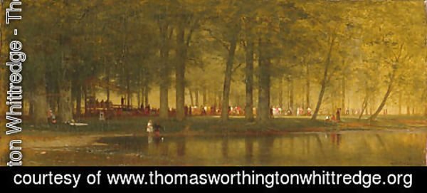 Thomas Worthington Whittredge - The Camp Meeting
