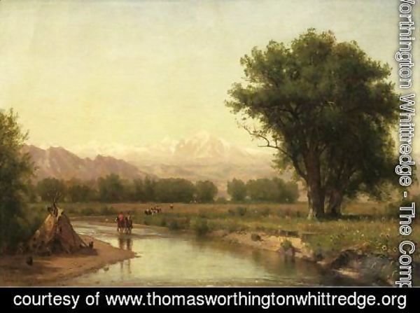 Thomas Worthington Whittredge - Indian Encampment on the Platte (III)