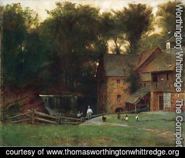 Thomas Worthington Whittredge - The Mill, Simsbury, Conn.