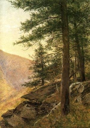 Thomas Worthington Whittredge - Hemlocks in the Catskills