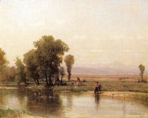 Thomas Worthington Whittredge - Encampment on The Platte River