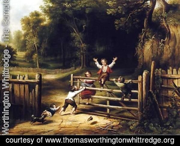 Thomas Worthington Whittredge - Happy as a King