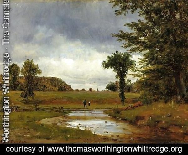 Thomas Worthington Whittredge - Going to the Village