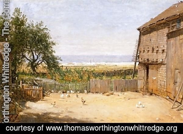Thomas Worthington Whittredge - The Sea from the Dove Cote, Newport, Rhode Island