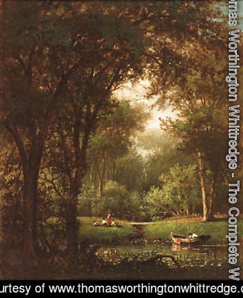 Thomas Worthington Whittredge - Picnic Under the Trees