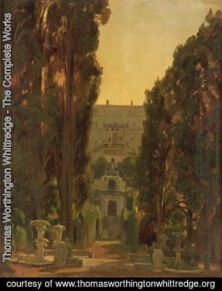 Thomas Worthington Whittredge - Villa Desta, Tivoli