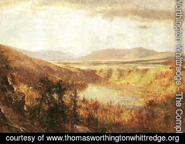 Thomas Worthington Whittredge - View of Kauterskill Falls, 1868