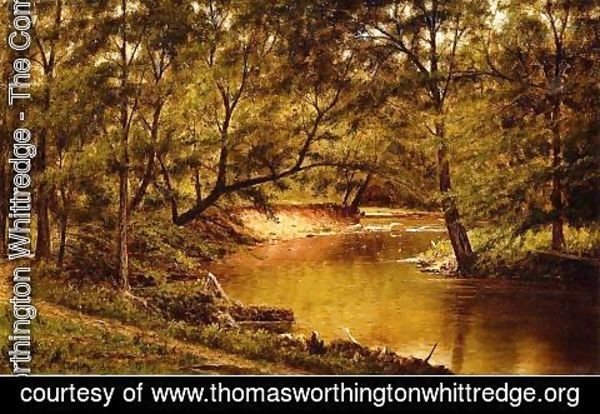 Thomas Worthington Whittredge - Woodland Interior