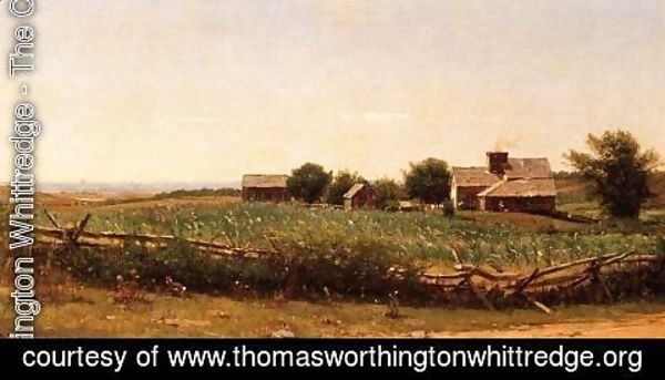 Thomas Worthington Whittredge - Farm by the Shore
