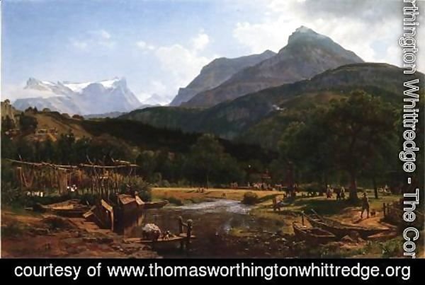 Thomas Worthington Whittredge - View near Lake Lucerne