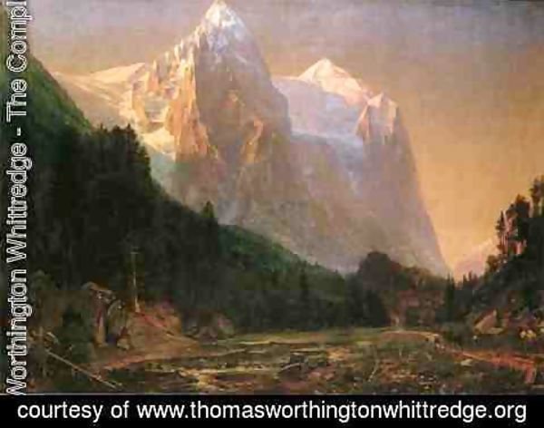 Thomas Worthington Whittredge - Sunrise on the Wetterhorn