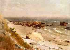 Thomas Worthington Whittredge - Beach Scene, Narragansett Bay