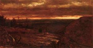 Thomas Worthington Whittredge - Landscape at Sunset