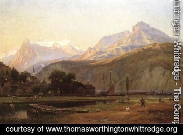 Thomas Worthington Whittredge - The Bay of Uri, Lake Lucerne