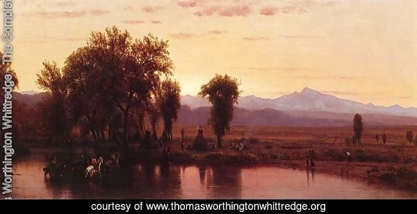 Indians Crossing the Platte River