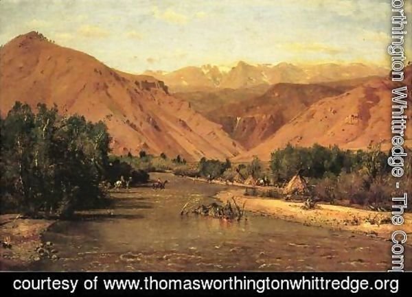 Thomas Worthington Whittredge - Indian Encampment on the Platte (II)