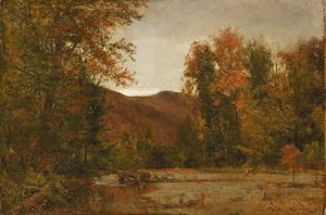 Thomas Worthington Whittredge - Deer in a Landscape